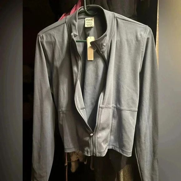 NWT💙 PINK ULTIMATE SOFT ZIP UP JACKET - Picture 6 of 11